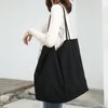 Femmes Big Canvas Shop Sac réutilisable Soild Extra Large Fourre-tout Sac à main d'épicerie Eco Shopper Sacs à bandoulière Dames Sac à main en tissu épais I1wK #