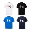 Trendy Brand Thug Club Patch Embroidered Short Sleeved Loose Casual Street Couple Versatile Round Neck T-shirt