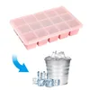 Moldes de cozimento de alta qualidade Molde de gelo de silicone Fácil liberação bandeja de cubo fácil liberação para barra de casa reutilizável