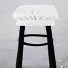Stol täcker täckpallbänk stretch Universal Polyester Protector Piano White Dining