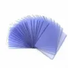 Cartes de cartes Carte de protection extérieure Carte de football de protection transparente Cartes de jeu Protecteur Titulaire Manches Top Loader x91B #