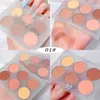 6 couleurs visage Blush Palette maquillage multicolore perle joue poudre mat Allinone réparation éclaircir maquillaje 240327