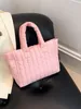 Nuevas bolsas de asas rosadas para mujer de gran capacidad Cott Bolsa acolchada Color sólido Casual Fi Luxuy Hombro Simple Nyl Bolsa elegante P3cc #