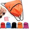 Sport Cinch Sack Waterproof Envirmental Duffle School Ryggsäck Pack Pouch DrawString Bag I2NI#