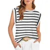 Kvinnor Bluses Women Tank Top Rands Color Block Pullover O-Neck Raglan Kort ärmar Tops Loose T-Shirt Roupas Feminina