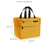 Isolierte Bento Lunchbox Thermotasche Große Kapazität Lebensmittel Reißverschluss Aufbewahrungsbeutel Ctainer für Frauen Kühler Reise Picknick Handtaschen 86W2 #