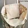 Bag na płótnie dla kobiet 2023 Projektantka torebka marka Lady's Shopper Japan Style retro carto anime druk dla dziewcząt torba na ramię M5HR#