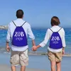 Custom Zeta Phi Beta Sorority Logo Сумки на шнурке для тренировок Рюкзаки для йоги Женщины Мужчины Греческая буква 1920 Спортивный тренажерный зал Sackpack r7RD #