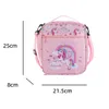 Carto Carto Unicorn Lunch Sac portable Enfants Étudiant Student Insulati Ice Pack Outdoor Picnic Isolate Thermal Food Bag I2XC #