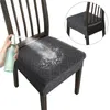 Chair Covers Jacquard Seat Cover Elastic Dining Room Seats Slipcover Stretch Washable Wedding Banquet El