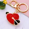 Keychains Creative Love Alloy Bag Keyring Pendant With One Arrow Through Heart For Male And Female Lovers Keychain Gift