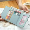 women Short Cute Small Wallets Student Triple Fold Card Holder Girl ID Bag Card Holder Coin Purse Ladies Wallets Carto Bags 44w1#