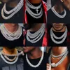 Sliver Custom Moissanite 10Mm Lab Diamond Cubaanse Link Chain Vergulde Iced Out Miami Cubaanse Ketting Voor Mannen vrouwen