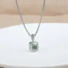 Pendanthalsband Jade Angel Luxury Women's Halsband Set Zircon Fashion Jewelry Wedding Party Presenttillbehör David