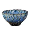 カップソーサーJianzhan Inlaid Silver Tea Cup Master Tianmu Glazed Ceramic Lotus Kiln Transformation TeaCup Chinese Set