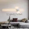 Lampa ścienna nowoczesne długie pokój LED Oprawa oświetleniowa domowa sypialnia żyć w tle oświetlenie