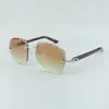 hete verkoop mode gesneden lenzen natuurlijke Azteken sticks zonnebril 8300916-8 bril maat 58-18-135mm