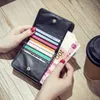 Damesportemonnee Rivet Retro vouwmunten Purse Exquisite Multi-Functial Short Wallet Collect Mey Storage PU-kaarthouder J6OQ#