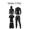 Zestawy biegowe 2024 Basketball Sportswear Gym Fitness Tracksuit Męski bieliznę Kompresyjne Rajstopy joggingowe sportowe ubrania