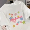 T-shirt à manches courtes en pur coton pour femmes, couple d'été, rue américaine, ample, marque de mode Instagram