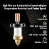 För Creativity K1 / K1 Max Hotend Kit Ceramic Heat Block Munstycke 300 ° C Extruder Hög hastighet för Creativity Ender 3 V3 Ke Hotend