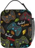 video Game Ctroller Insulated Lunch Bag Reusable Lunch Box Portable Thermal Bento Tote for Adults Kids Work School Picnic X81b#