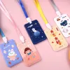 Carto Bear Rabbit Bus ID Holders Pass Case Capa Estudante Identificati Badge Card Acc Exhibiti Card Case com colhedores M3Dq #