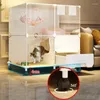 Kattenmanden Kooi Huis Binnen Kattenbak Geïntegreerde Villa Supergrote Vrije Ruimte Huisdierproducten Huis Eenvoudig Toilet Q