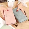 Forever Young Wallet Женщины Lg PU Стандартные кошельки Новый Ретро Женский Гладкий кошелек на молнии Женская сумка на запястье Карманы для карт 53HG #