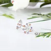 Boucles d'oreilles CLUCI 3 paires en gros 925 en argent Sterling Zircon boucle d'oreille pour les femmes perle montage SE075SB