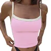 CAMISOLELE TOBLIS Kobiety Summer Summer Szyjka Koszule Trening Tank Tope Tops Kathing dla kobiet odzież 1975