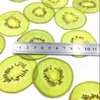 Decorative Flowers 5pcs Dried Pressed Exopy Kiwi Fruit Slices Plant Herbarium For Jewelry Po Frame Phone Case Craft DIY Making Accessories