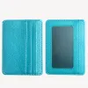 Slim Thin Men's Busin Small ID Card Case Man PUSE PU LEATHER BANK Kreditkort Holder Mini Wallet 5 Card Slots Cardholder T9V1#