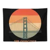 Tapissries San Francisco Golden Gate Bridge Tapestry Room Decor for Girls Kawaii Hemtillbehör sovrum Dekorationer