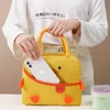 new Carto Lunch Bag Women Kawaii Duck Thick Thermal Food Storage Bags Children Large Capacity Insulated Food Bags Teacher Gift L6dP#