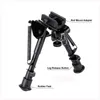 Trépie de 6 pouces Butfly Tripod Bracket Butterfly Feuille Bracket métallique 6-9 pouces Tripod pliant télescopique avec adaptateur