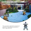 Garden Decorations Solar Decorative Lights Yard Lamp Vintage Outdoor Scene Harts Lantern Decors Court