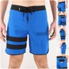 Short de plage pour hommes, séchage rapide, imperméable, broderie, 1 poche, multicolore, A2 240321