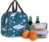 Borsa per il pranzo isolata per lavoro scolastico picnic blu grazioso carrello per il pranzo cofricio per pranzo per adulti tote termiche riutilizzabili W481##