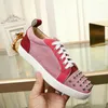 Casual Shoes Pink Red Color Dilver Spikes Flock Fashion Man Lace-Up Breathable Flats Sole Spring Sneakers Men Tenis Masculino