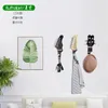 Krokar 3st/Lot Vintage Style Guitar Design Wall Hook Iron Coat Hanger Handmålad harts Högkvalitativ nyckel Heminredning