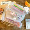 new Travel Transparent Makeup Bag Simple Toiletry Case Women Clear Pencil Case Brush Organizer Pouch Men Toothbrush Bags Unisex G57H#