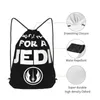 Ganska fluga för en Jedi Star Parody Fan Wars -dragning av ryggsäck Hot Art Print Gym Tote Bag kläder Ryggsäckar Sports Bag G1eb#