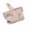 Bolsa de maquillaje para mujer Pink Bow Gran capacidad Volumen Lápiz labial Air Cushi Mobile Phe Bolsa de almacenamiento Lona portátil Bolsa de cosméticos Y43t #