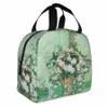 Vincent van Gogh wazon z różowymi różami izolowana torba na lunch Lunch Lunch Ctainer Thermal Bag Lunch Box