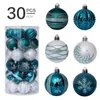 Ensembles de boules de Noël de décoration de fête 6 couleurs, haute qualité et conception unique durable, rapide et facile à accrocher, créant une atmosphère festive