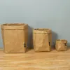 Bolsas de armazenamento Gift Kraft Paper Bag Packaging Biscuit Candy Kitchen Acessories Food TakeAway