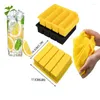 Moldes de cozimento Ice Maker Food Grade Silicone Cubes Mold Long Cube Tray 4 Grades Reusable Mold BPA Free