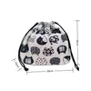 1 st japansk stil dragskon lunchlåda förvaringsväska för resepicknick bärbar lätt w bento lunchlåda tote påse w7pj#