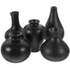 Vases 5 pcs Mini Vase à fleurs Pographie Props Bureau Hydroponique Céramique Ronde Floral Arrangement Titulaires Céramique